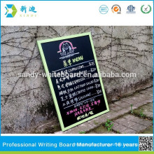 menu chalkboard for cafe